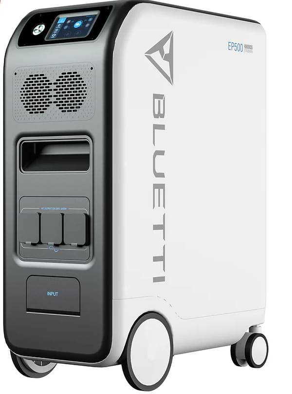 Фото - Зарядна станція універсальна Bluetti EP500 Solar Power Station 2000W 5100Wh Фото - Зарядна станція універсальна Bluetti EP500 Solar Power Station 2000W 5100Wh