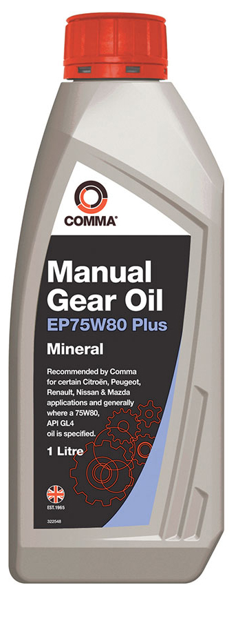 Олива для авто COMMA GEAR OIL EP75W-80 PLUS 1л (EP75W80P1L)