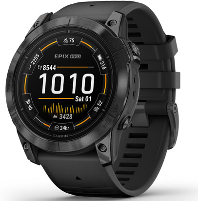 Смарт-часы Garmin Epix Pro (g2) 51 Glass SltGry SS Blk (010-02804-21) - Фото 1
