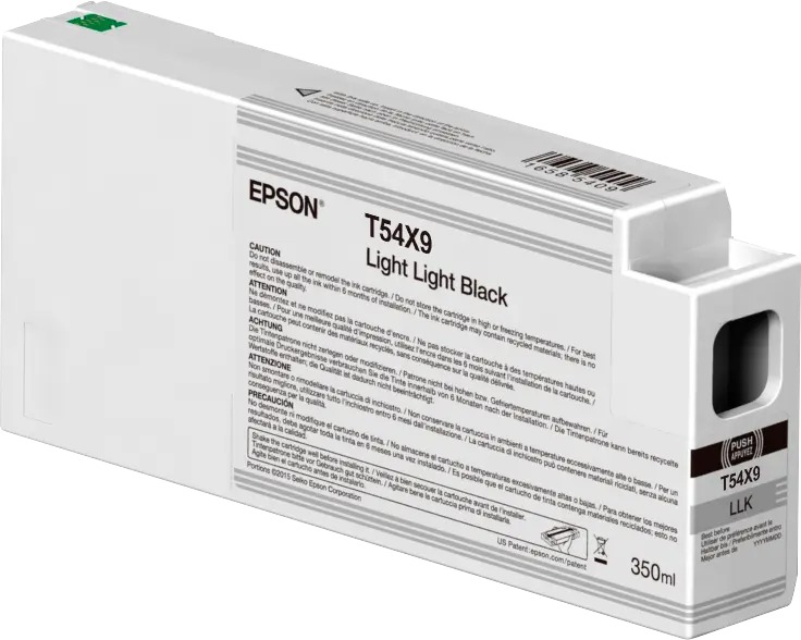 Картридж для струменевих принтерів/БФП Epson for SC-P6/7/8/9000 350 мл Light Light Black T54X900 (C13T54X900)