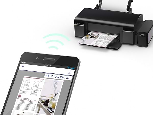 Фото - Принтер для цветной печати Epson L805 (C11CE86403) c WI-FI