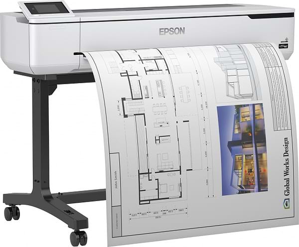 Фото - Принтер для кольорового друку Epson SuereColor 36'' SC-T5100 с стендом (C11CF12301A0)