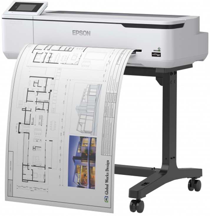 Принтер для цветной печати Epson SureColor SC-T3100 24'' со стендом (C11CF11302A0) - Фото 1