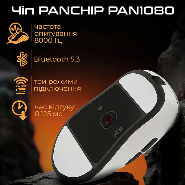 Фото - Мышь беспроводная игровая RAWM ER21.black