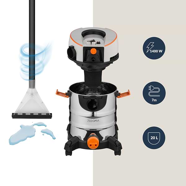 Фото - Пылесос моющий с мешком Zeegma ZONDER PRO AQUA