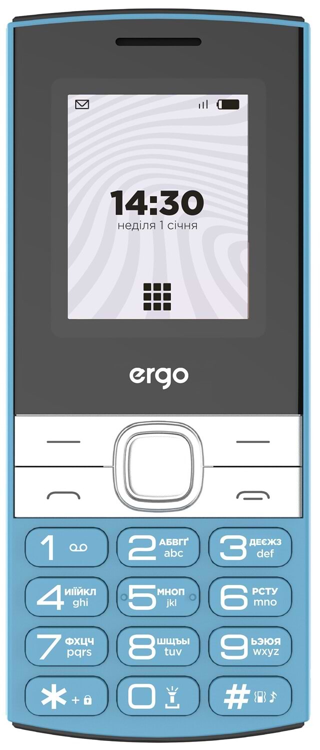 Мобільний телефон Ergo B185 Dual Sim Blue