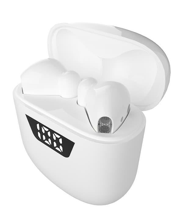 Фото - Навушники вкладиші бездротові TWS Ergo BS-720 Air Sticks White