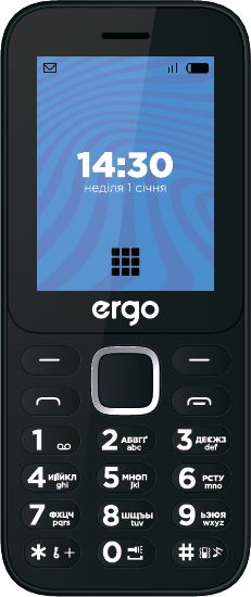 Мобильный телефон Ergo E241 Dual Sim Blue