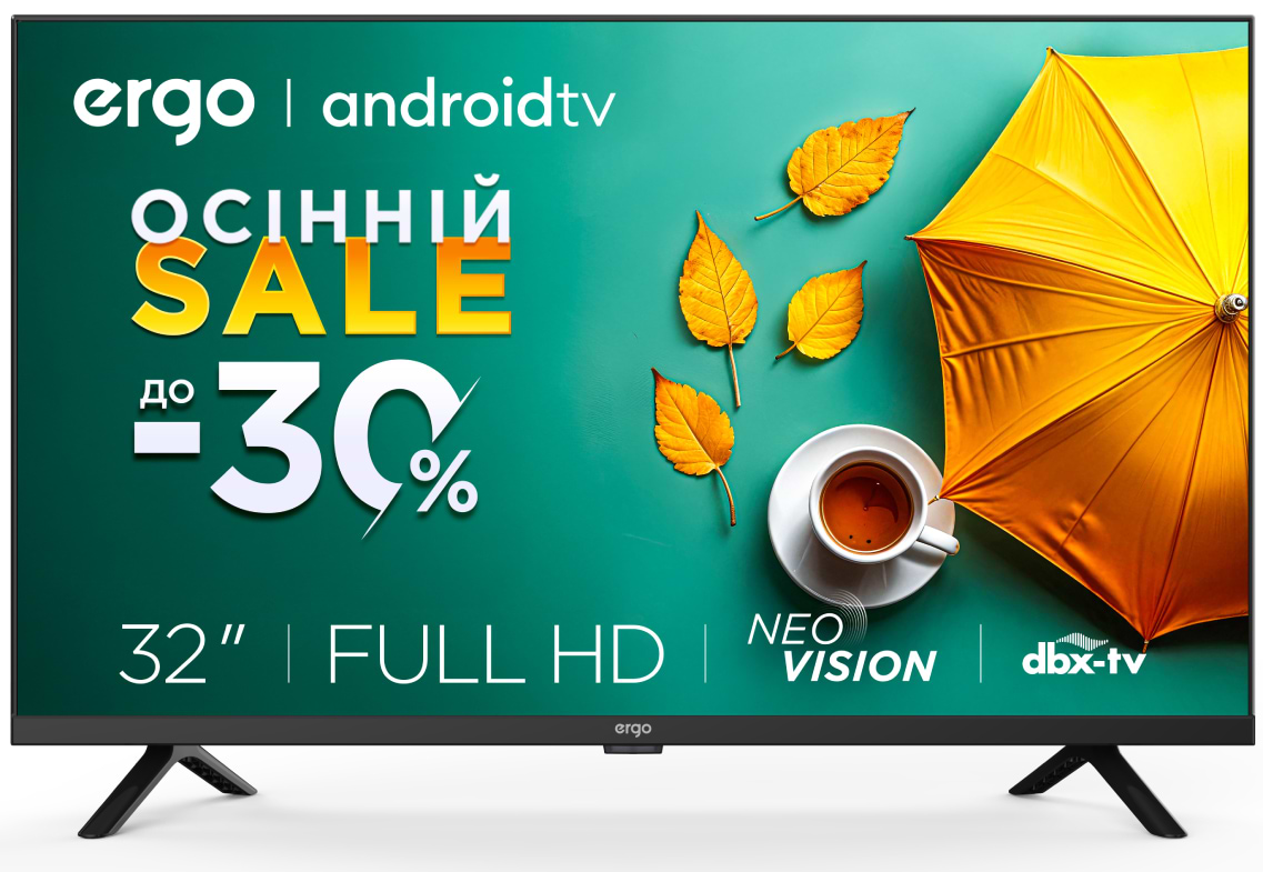 Телевізор Ergo 32GFS6500 - Фото 1