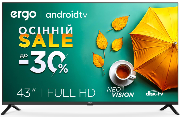 Телевізор Ergo 43GFS6500 - Фото 1