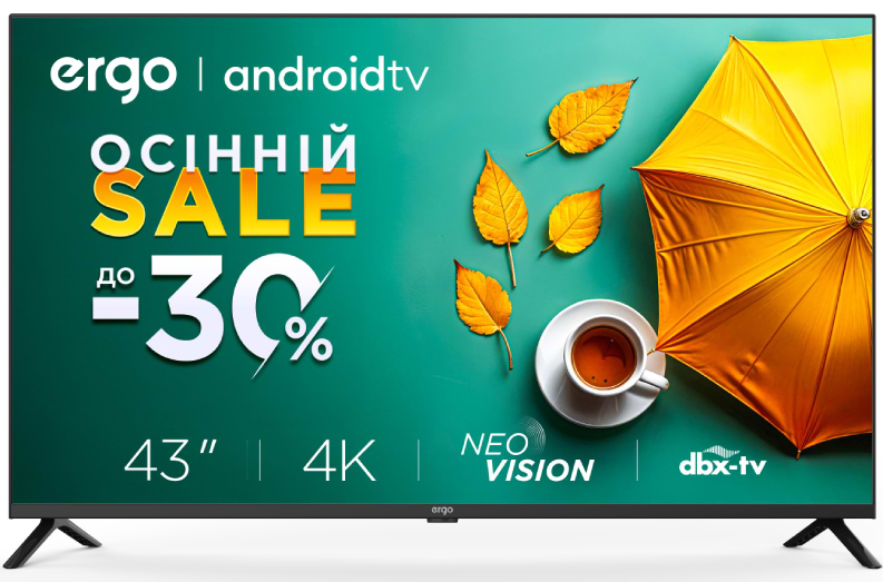 Телевізор Ergo 43GUS6500 - Фото 1