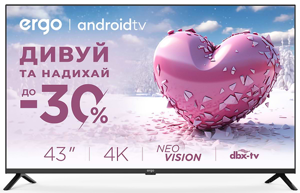 Фото - Телевізор Ergo 43GUS6500