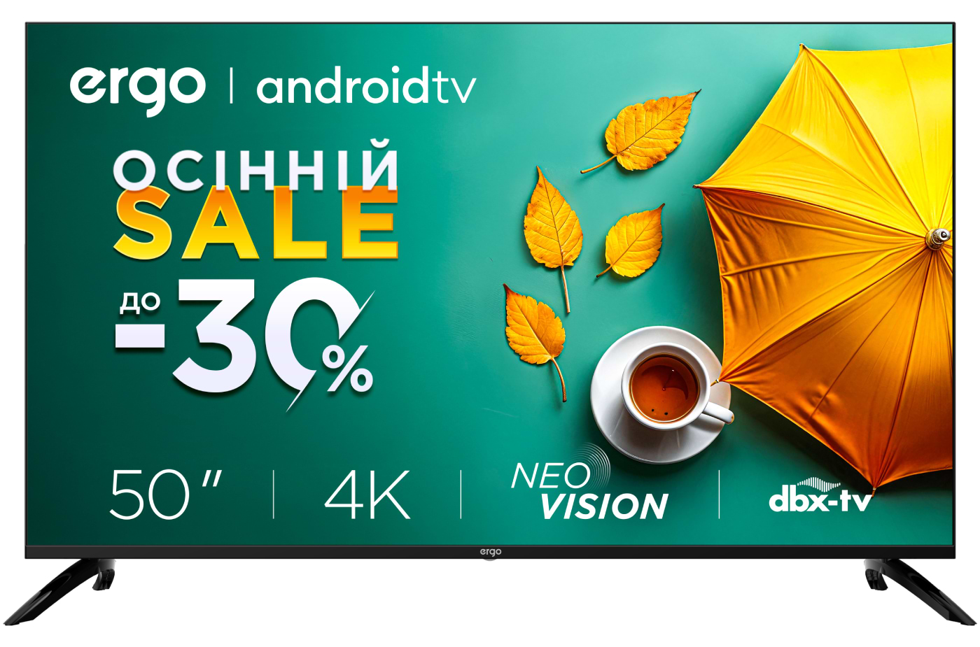 Телевізор Ergo 50GUS6500 - Фото 1