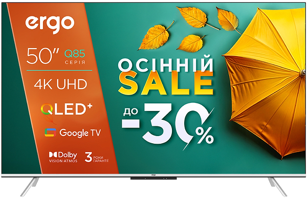 Фото - Телевізор Ergo 50JUQ85 Фото - Телевізор Ergo 50JUQ85