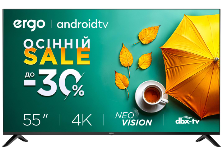 Телевизор Ergo 55GUS6500 - Фото 1