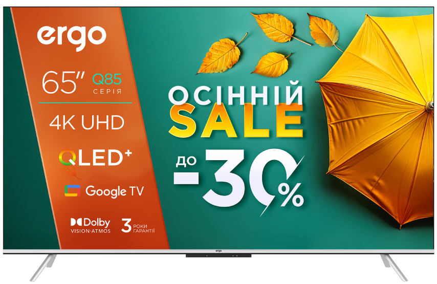 Телевизор Ergo 65JUQ85 - Фото 1
