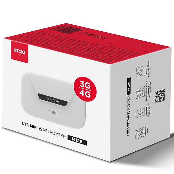 Фото - Маршрутизатор интернет WiFi6 Ergo M126 White