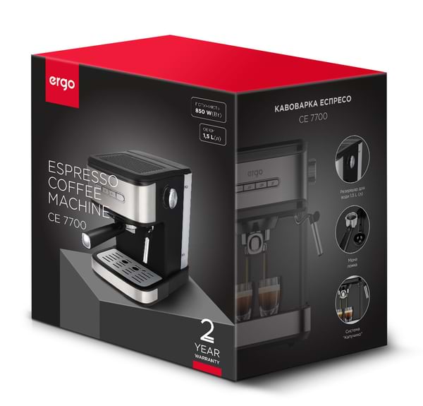 Фото - Кофеварка рожковая Ergo CE 7700