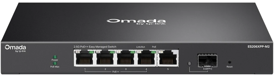 Коммутатор локальной сети (Switch) TP-Link Omada ES206XPP-M2