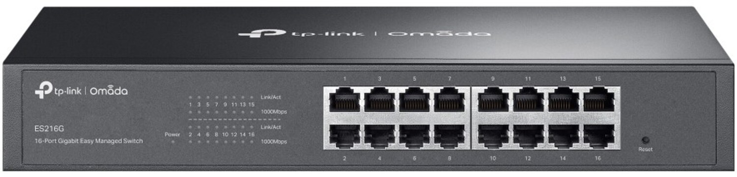Купити Коммутатор локальної мережі (Switch) TP-Link ES216G - Фото 1 Коммутатор локальної мережі (Switch) TP-Link ES216G - Фото 1