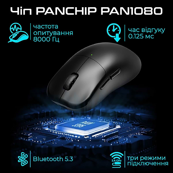 Фото - Мышь беспроводная игровая RAWM ES21.white