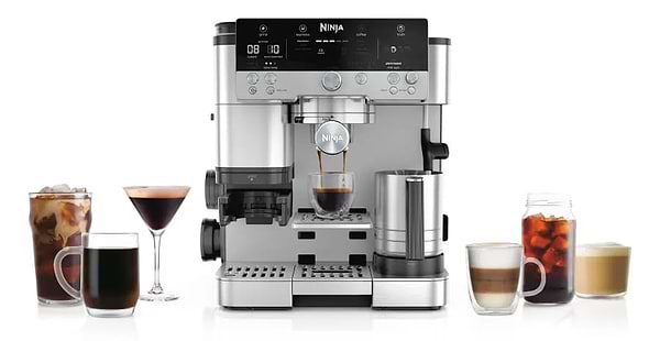 Фото - Кофеварка рожковая Ninja Luxe Cafe Essential Coffee Maker (ES601EU)