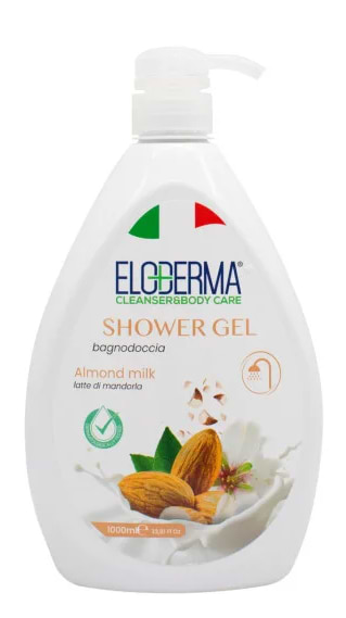 Фото - Гель для душа Eloderma Миндаль 1000 мл (ESGA1000)