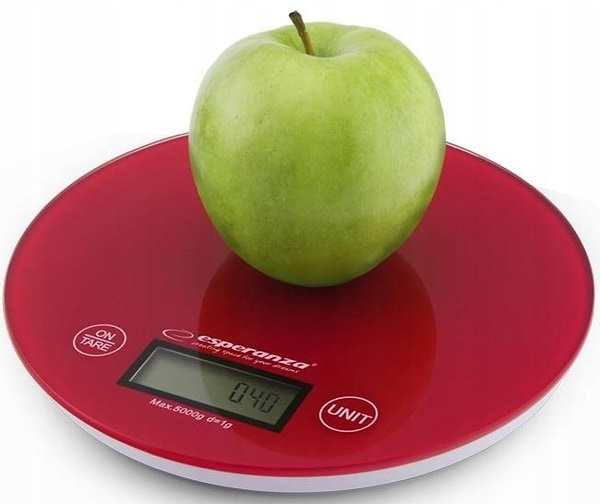Фото - Ваги кухонні Esperanza Scales EKS003R Red