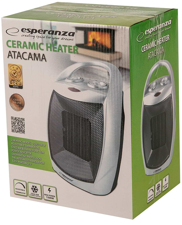 Фото - Тепловентилятор Esperanza Fan Heater Atacama (EHH006)