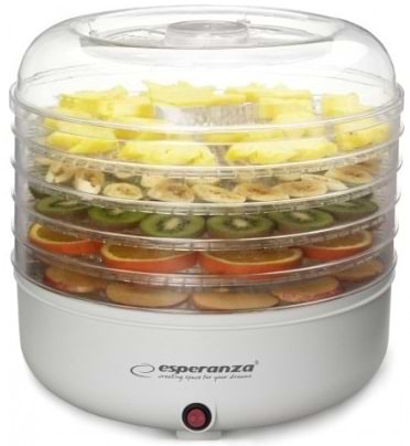 Фото - Сушарка для фруктів та овочів Esperanza Food Dehydrator EKD001