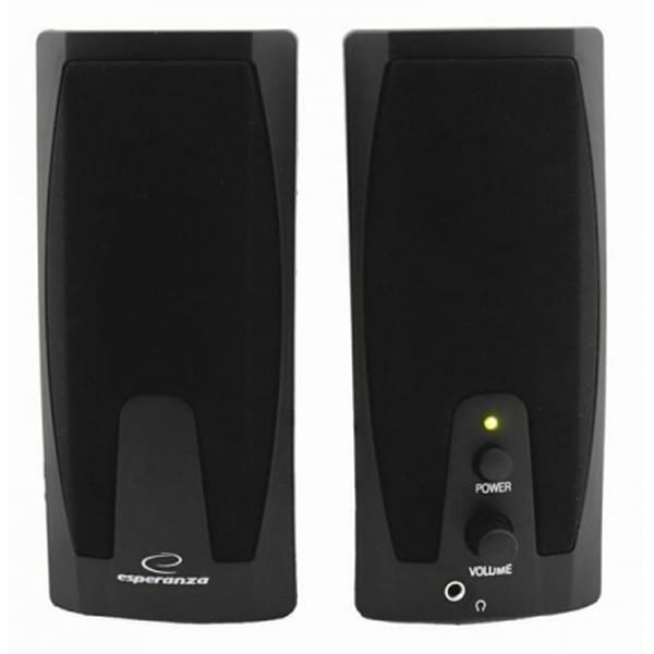 Фото - Комп'ютерна акустика компактна 2.0 Esperanza Giocoso EP110 Black Фото - Комп'ютерна акустика компактна 2.0 Esperanza Giocoso EP110 Black
