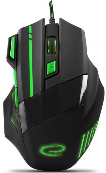 Фото - Мышь проводная Esperanza MX201 WOLF Green