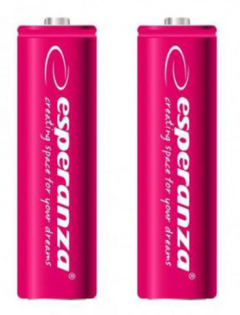 Аккумулятор тип AA Esperanza Ni-MH AA 2000 mAh 2шт Red (EZA103R)