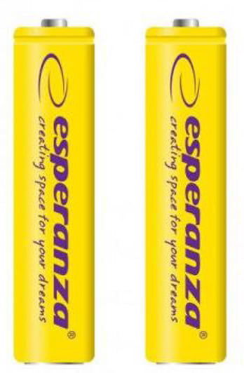Аккумулятор тип AA Esperanza Ni-MH AA 2000 mAh 2шт Yellow (EZA103Y)