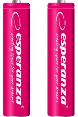 Аккумулятор тип AAA Esperanza Ni-MH AAA 1000 mAh 2шт Red (EZA101R)