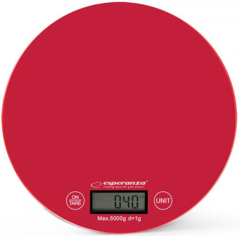 Фото - Ваги кухонні Esperanza Scales EKS003R Red