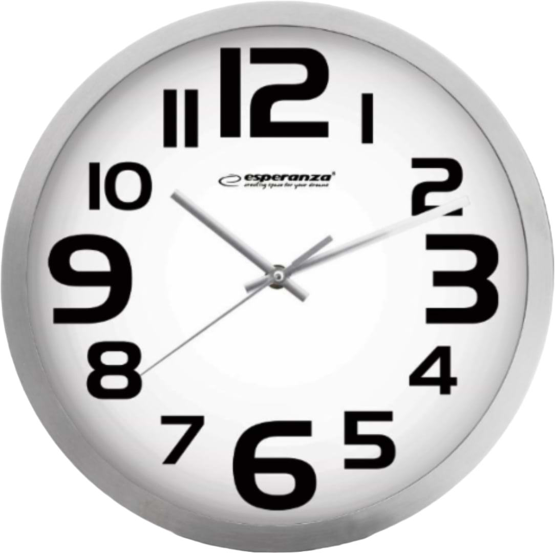 Настінний годинник Esperanza Wall Clock Zurich White (EHC013W)