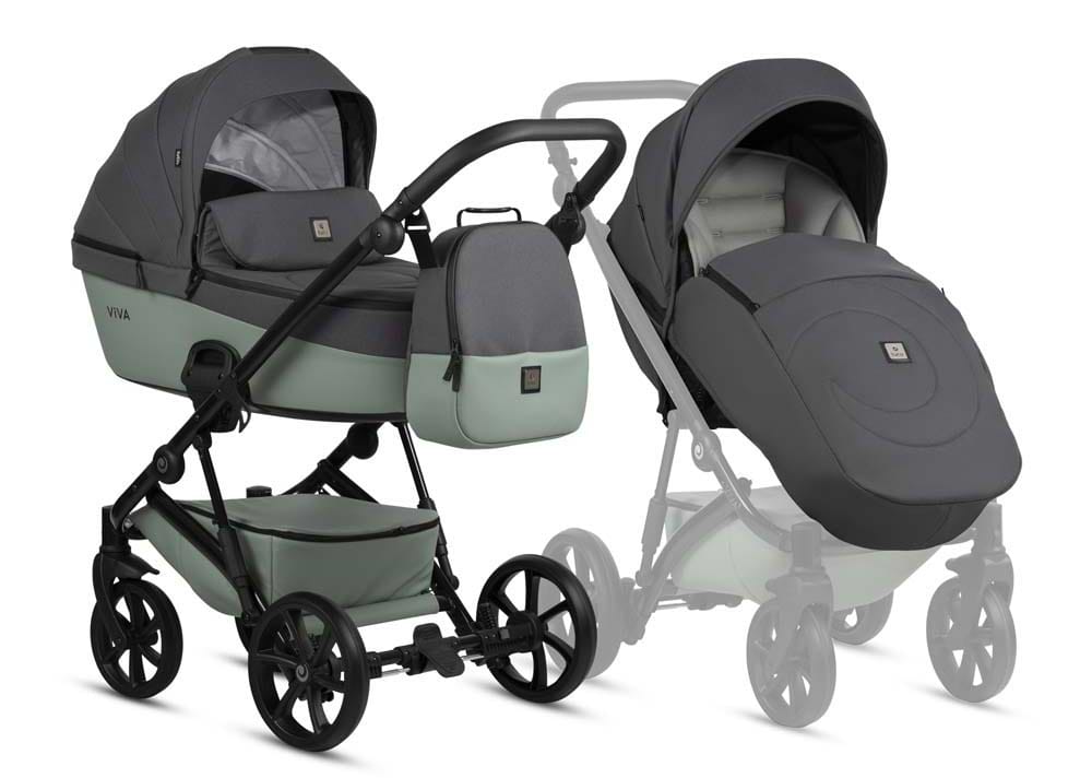Коляска універсальна 2 в 1 Tutis VIVA5 Essential Sage