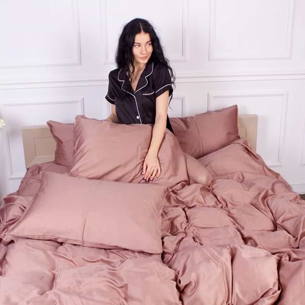 Фото - Комплект постільної білизни MirSon Сатин 0165 Estella 2х160х220 см (2200001717879)