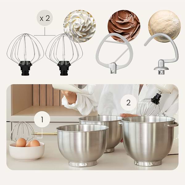 Фото - Планетарний міксер Zeegma PLANEET TRIO CREAM