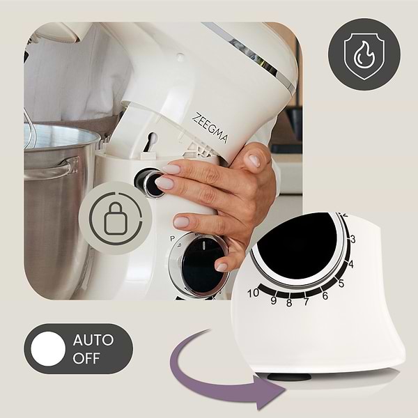 Фото - Планетарний міксер Zeegma PLANEET TRIO CREAM