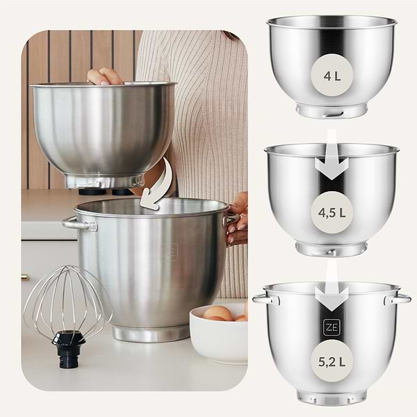 Фото - Планетарний міксер Zeegma PLANEET TRIO CREAM