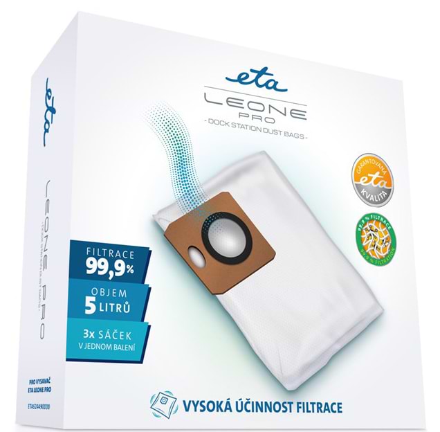 Набор мешков для пылесоса ETA Leone PRO ETA 6244 00300 3 шт.