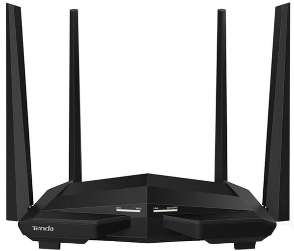 Маршрутизатор интернет WiFi5 Tenda AC10 - Фото 1