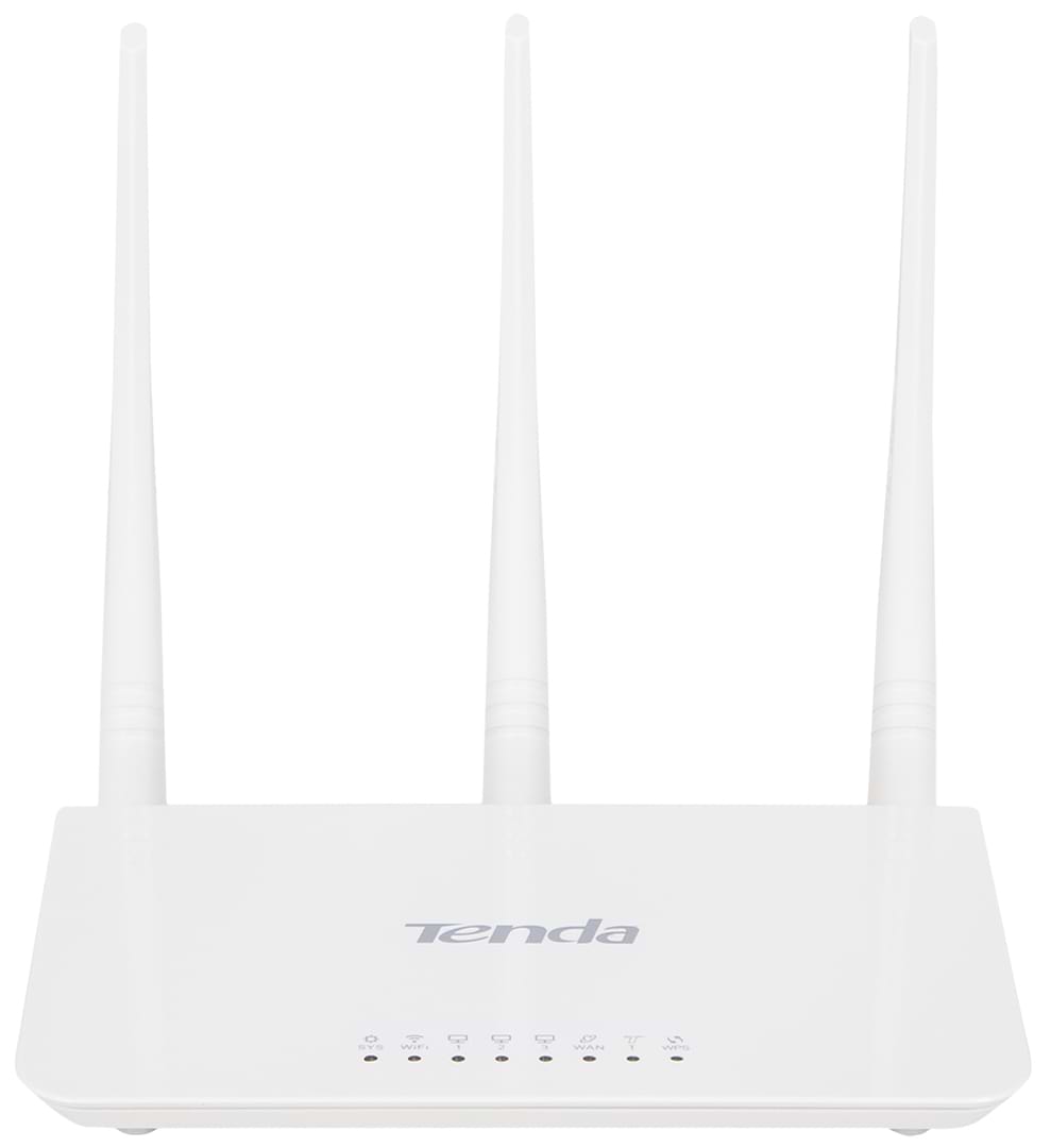 Маршрутизатор интернет WiFi4 Tenda F3 - Фото 1