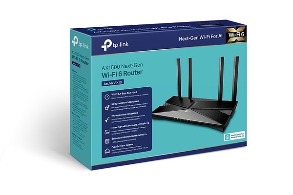 Фото - Маршрутизатор інтернет WiFi6 TP-Link Archer AX10
