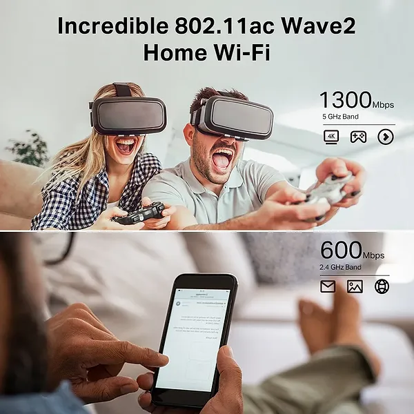 Фото - Маршрутизатор интернет WiFi5 TP-Link Archer C80