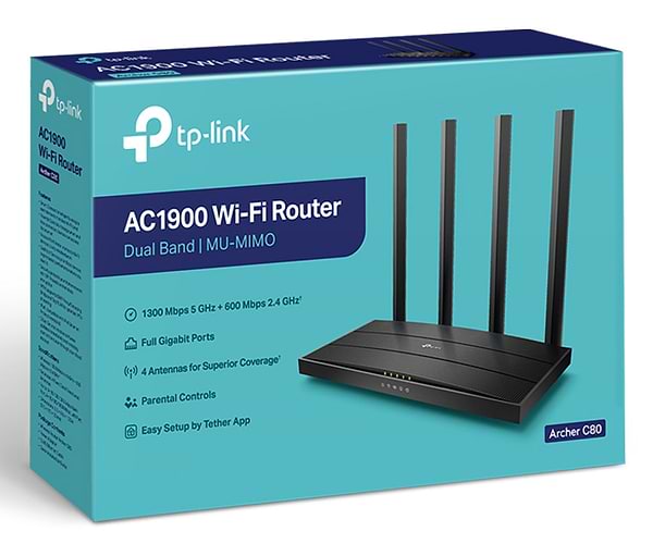 Фото - Маршрутизатор интернет WiFi5 TP-Link Archer C80