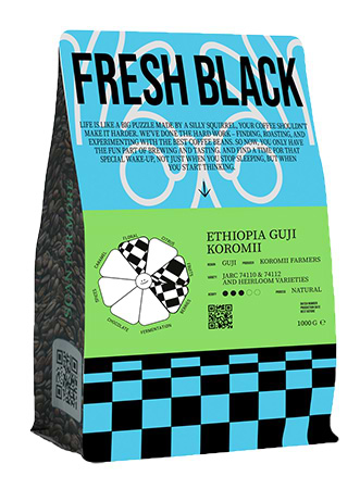 Фото - Кава в зернах Fresh Black Ethiopia 1кг