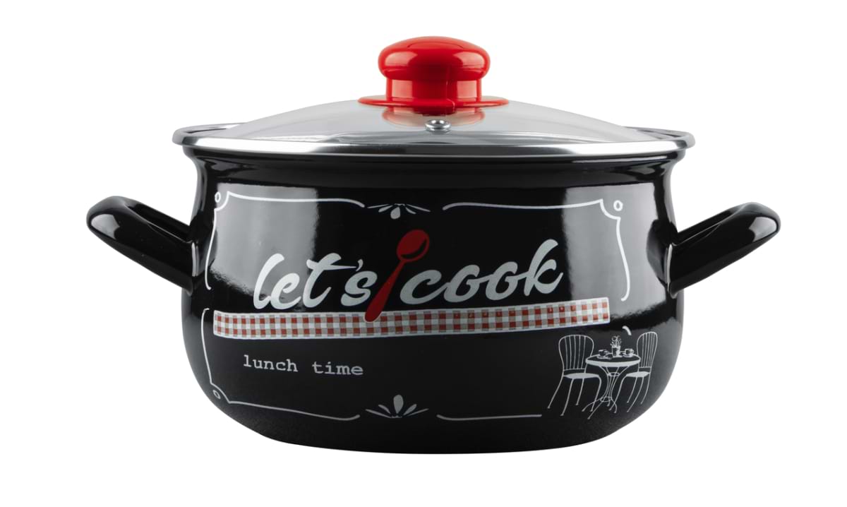 Каструля Gusto Lets Cook Black 20 см 4.0 л (GT-T-120-LCB)